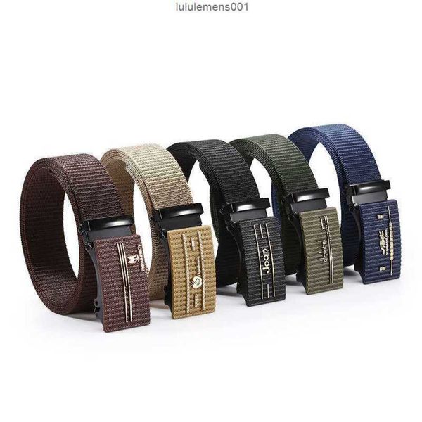 belts men's leather belt with automatic toothless buckle, breathable and firm imitation nylon belt, night marketjf5k, Black;brown 
belts men's leather belt with automatic toothless buckle, breathable and firm imitation nylon belt, night marketjf5k, Black;brown