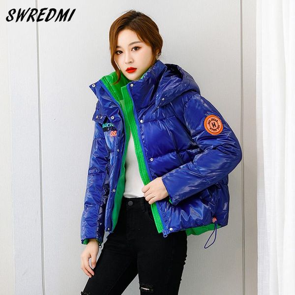 leather waterproof short jackets women 2022 new slim fashion drawstring coat hooded thicken warm letter parkas snow wear swredmi, Black
leather waterproof short jackets women 2022 new slim fashion drawstring coat hooded thicken warm letter parkas snow wear swredmi, Black