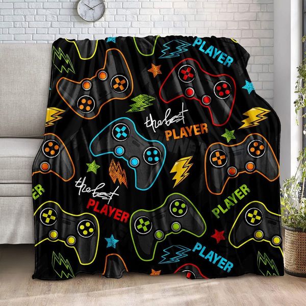 blankets swaddling gaming throw blanket super soft gamer handle blanket for couch sofa for kids boys teens game bedding 230427
blankets swaddling gaming throw blanket super soft gamer handle blanket for couch sofa for kids boys teens game bedding 230427