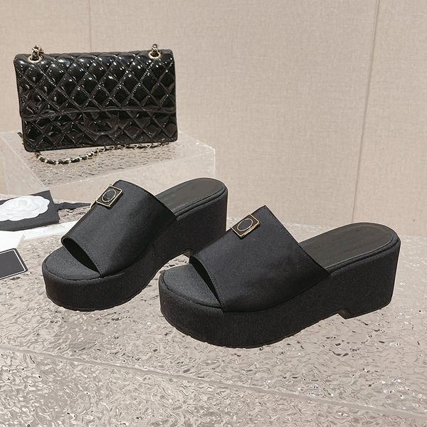 designer womens sandals outdoor platform woolen real silk fingerless beach shoes hardware alphabet logo high heel dress shoes brand dress ca, Black
designer womens sandals outdoor platform woolen real silk fingerless beach shoes hardware alphabet logo high heel dress shoes brand dress ca, Black