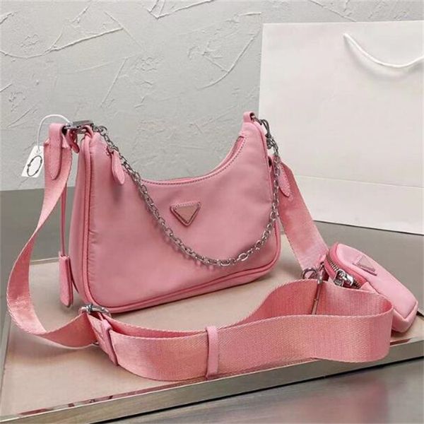 3piece re edition 2005 canvas nylon tote bag womens saffiano triangle pink designer shoulder bag mens chain underarm beach hand bag travel c
3piece re edition 2005 canvas nylon tote bag womens saffiano triangle pink designer shoulder bag mens chain underarm beach hand bag travel c