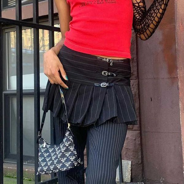 skirts women gothic skirt y2k aesthetic stripe low waist pleated skirts emo girl fairy grunge clothes dark academia clothing j230427, Black
skirts women gothic skirt y2k aesthetic stripe low waist pleated skirts emo girl fairy grunge clothes dark academia clothing j230427, Black