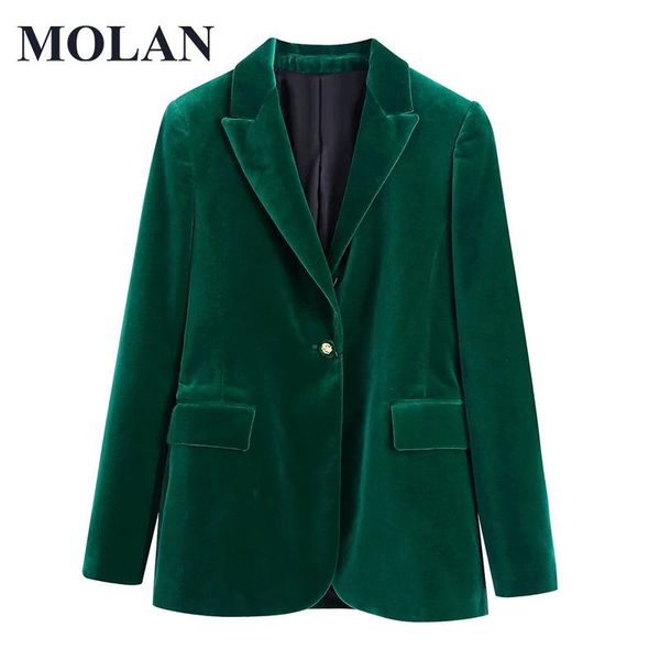 pants molan elegant velvet women blazer za fashion office wear buttonsup long sleeve pockets vintage blazer green female outfitt, White
pants molan elegant velvet women blazer za fashion office wear buttonsup long sleeve pockets vintage blazer green female outfitt, White