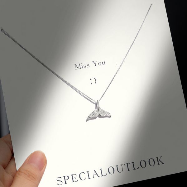 pendant necklaces 925 sterling silver dolphin tail necklace for fashion women fine jewelry cute accessories gift 230426
pendant necklaces 925 sterling silver dolphin tail necklace for fashion women fine jewelry cute accessories gift 230426