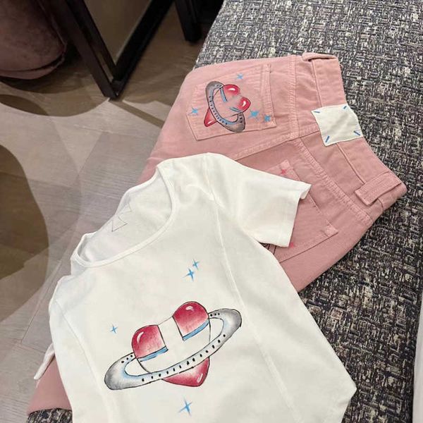 fashion saturn clothing womens tracksuits designer tshirt summer cotton short sleeve set loose jeans luxury two piece sets, Gray
fashion saturn clothing womens tracksuits designer tshirt summer cotton short sleeve set loose jeans luxury two piece sets, Gray