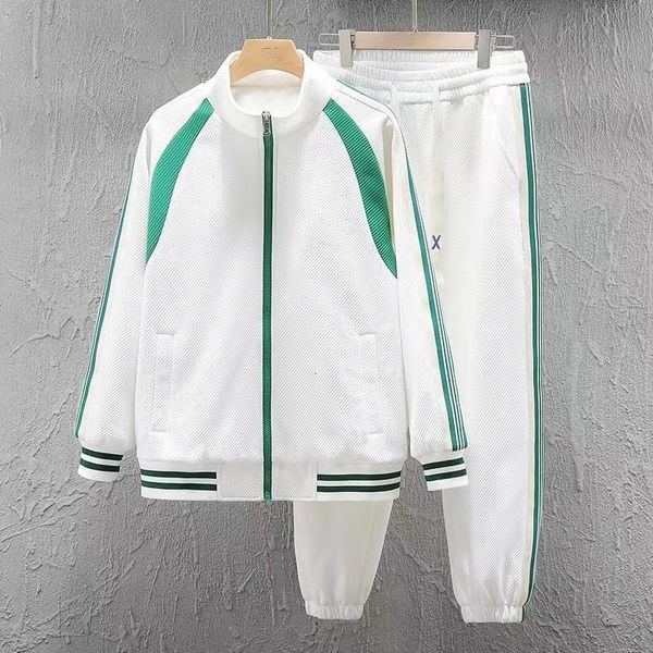 men's tracksuits spring autumn mens tracksuit stand collar cardigan jacketspants two piece casual fashion sets patchwork suit men sport, Gray
men's tracksuits spring autumn mens tracksuit stand collar cardigan jacketspants two piece casual fashion sets patchwork suit men sport, Gray
