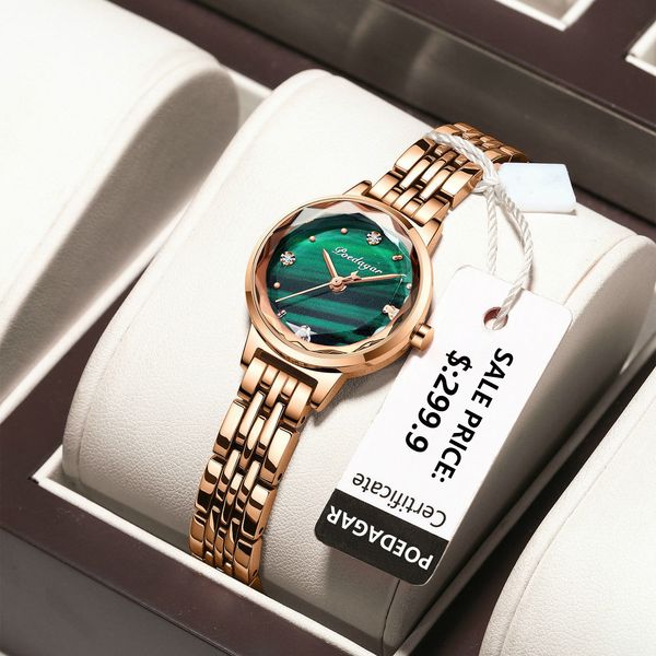 women's watches poedagar classic luxury women stainless steel small dial delicate waterproof quartz casual dress ladies reloj mujer 230, Slivery;golden
women's watches poedagar classic luxury women stainless steel small dial delicate waterproof quartz casual dress ladies reloj mujer 230, Slivery;golden