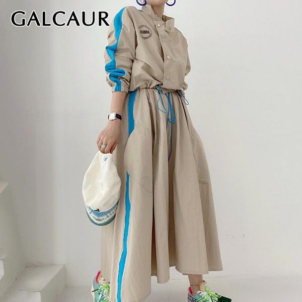 dress galcaur straight two piece set for women stand collar long sleeve single breasted coats high waist midi skirts female sets 2021, White
dress galcaur straight two piece set for women stand collar long sleeve single breasted coats high waist midi skirts female sets 2021, White