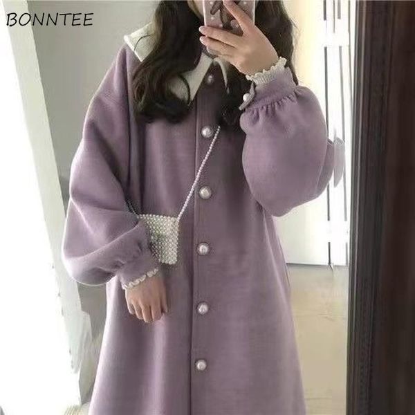fur blends women purple winter long coat kawaii japanese style student ruched lantern sleeve sweet harajuku allmatch streetwear ins, Black
fur blends women purple winter long coat kawaii japanese style student ruched lantern sleeve sweet harajuku allmatch streetwear ins, Black