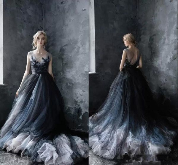 gothic black multi color 2023 wedding dresses forset country bridal gowns sheer neck applique lace backless tulle court train, White
gothic black multi color 2023 wedding dresses forset country bridal gowns sheer neck applique lace backless tulle court train, White