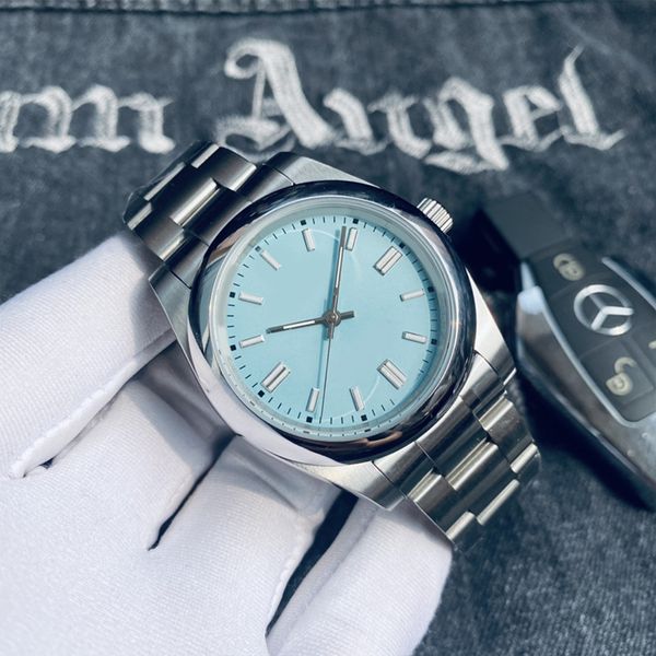 Designer Classic Men's Watch 41mm/36mm Women's 904L Strap Solid Color dial Watch Night Glow Sapphire Waterproof Watch Montreux Jason 007
Designer Classic Men's Watch 41mm/36mm Women's 904L Strap Solid Color dial Watch Night Glow Sapphire Waterproof Watch Montreux Jason 007