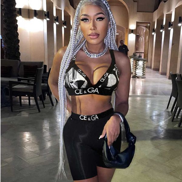 luxury womens tracksuits designer set fashion sleeveless underwear casual shorts graffiti print outerwear vest two piece set, Gray
luxury womens tracksuits designer set fashion sleeveless underwear casual shorts graffiti print outerwear vest two piece set, Gray
