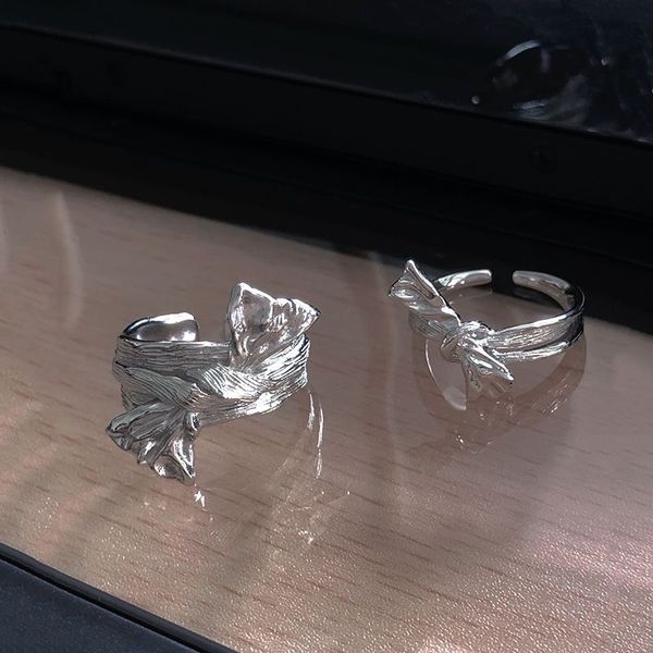rings for women couple rings bow ring female students minority design cool wind irregular wrinkles advanced cool index finger mouth ring pro, Silver
rings for women couple rings bow ring female students minority design cool wind irregular wrinkles advanced cool index finger mouth ring pro, Silver