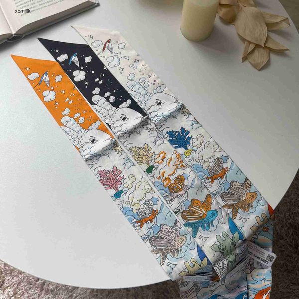 hermm designer scarves cravat yunjian wanxiang real silk 18 mm quality small ribbon h long scarf neckband binding strap, Blue;gray
hermm designer scarves cravat yunjian wanxiang real silk 18 mm quality small ribbon h long scarf neckband binding strap, Blue;gray