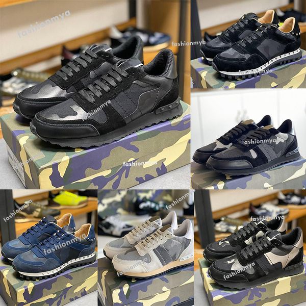 designer sneaker men shoes women stud shoe camouflage sneaker mesh camo platform trainer suede leather trainers jogging walking, Black
designer sneaker men shoes women stud shoe camouflage sneaker mesh camo platform trainer suede leather trainers jogging walking, Black