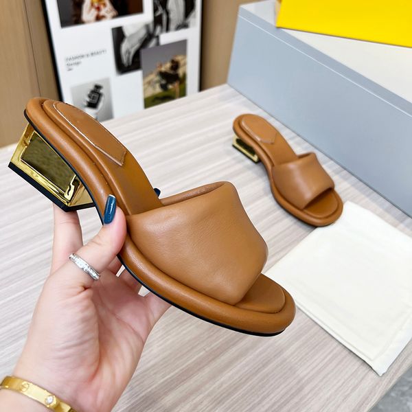 designer sliders summer womens slippers high heels real leather solid classic fashion mules slip-on chunky heel sandals with box, Black
designer sliders summer womens slippers high heels real leather solid classic fashion mules slip-on chunky heel sandals with box, Black