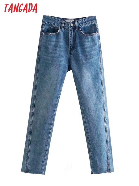 jeans tangada 2022 women's pants bue denim straight leg jeans women slim pants trousers 4m08, Blue
jeans tangada 2022 women's pants bue denim straight leg jeans women slim pants trousers 4m08, Blue