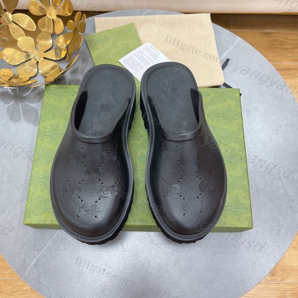2023 designer men's slip on sandals slippers women's platform slides perforated sandals hollow shoes jelly colors soled high heel, Black
2023 designer men's slip on sandals slippers women's platform slides perforated sandals hollow shoes jelly colors soled high heel, Black