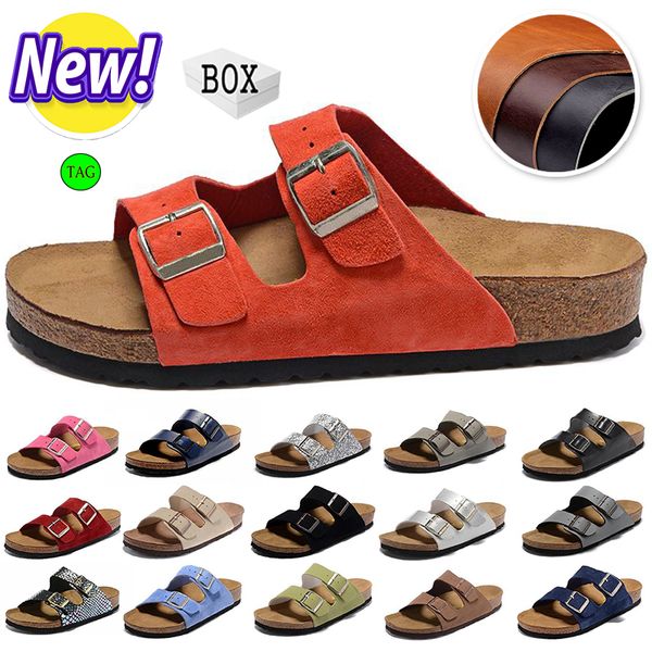 birk's boken style summer beach leather suede slipper flip flops sandals women men color casual slides shoes flat block heel sandals do, Black
birk's boken style summer beach leather suede slipper flip flops sandals women men color casual slides shoes flat block heel sandals do, Black