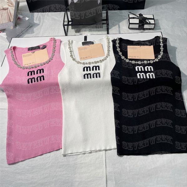 women knits letter tank t shirts luxuey rhinestone knitted sports sleeveless woman pullover tees, White
women knits letter tank t shirts luxuey rhinestone knitted sports sleeveless woman pullover tees, White