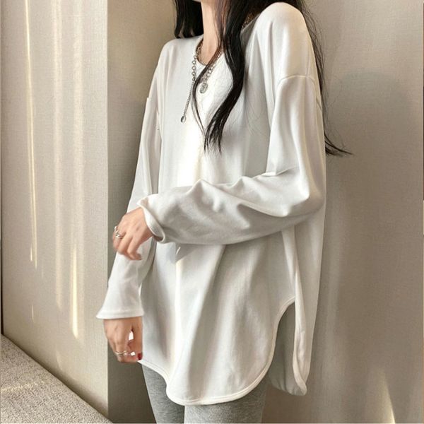 women's t-shirt harajuku soft long t shirt spring autumn solid simple oversized t-shirt for women goth t-shirts split white long sleeve
women's t-shirt harajuku soft long t shirt spring autumn solid simple oversized t-shirt for women goth t-shirts split white long sleeve