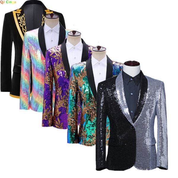 men s suits blazers jaket setelan jahitan hitam dan perak pria blazer payet berkilau untuk pesta pernikahan program pertunjukan 230427, White;black
men s suits blazers jaket setelan jahitan hitam dan perak pria blazer payet berkilau untuk pesta pernikahan program pertunjukan 230427, White;black