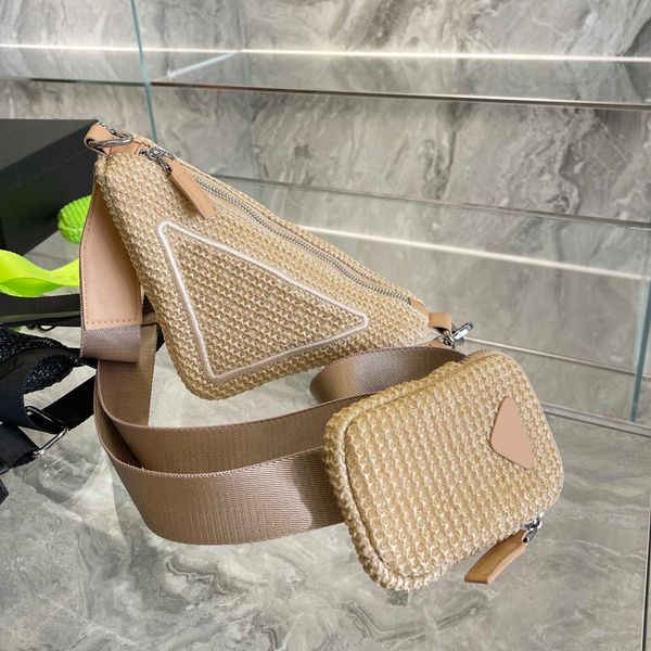 2 in 1 designer hobo bag luxurys handbags triangle straw bag purses lady waist crossbody shoulder tote fashion wallet 220620
2 in 1 designer hobo bag luxurys handbags triangle straw bag purses lady waist crossbody shoulder tote fashion wallet 220620