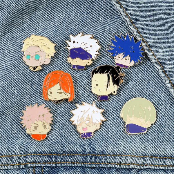 jujutsu kaisen chibi enamel pins gojo satoru itadori yuji custom brooches lapel badges cartoon funny jewelry gift for friends anime accessor, Blue
jujutsu kaisen chibi enamel pins gojo satoru itadori yuji custom brooches lapel badges cartoon funny jewelry gift for friends anime accessor, Blue