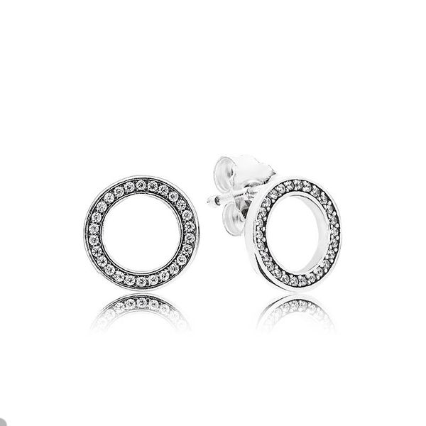 sparkling circle stud earrings for pandora authentic sterling silver womens wedding earring set sisters gift crystal diamond luxury ear ring, Golden;silver
sparkling circle stud earrings for pandora authentic sterling silver womens wedding earring set sisters gift crystal diamond luxury ear ring, Golden;silver