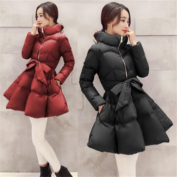 leather 2022 new fashion winter coat women warm outerwear cotton padded jacket womens clothing zipper belt parkas manteau femme xa232, Black
leather 2022 new fashion winter coat women warm outerwear cotton padded jacket womens clothing zipper belt parkas manteau femme xa232, Black