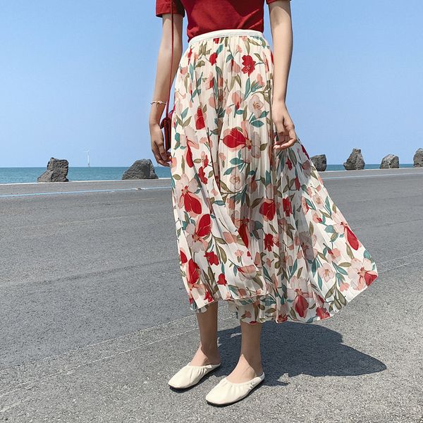 skirts floral chic summer 2023 vintage fashion brand elastic high waist casual midi pleated woman clothes 230426, Black
skirts floral chic summer 2023 vintage fashion brand elastic high waist casual midi pleated woman clothes 230426, Black