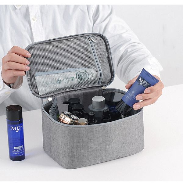 large capacity toiletry bag men's and women's business trip fitness storage bag waterproof solid color travel portable fashion cos
large capacity toiletry bag men's and women's business trip fitness storage bag waterproof solid color travel portable fashion cos