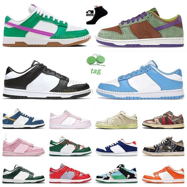 wholesale running shoes panda sneakers triple pink veneer joker chunky dunky la dodger phillies freddy krueger blue lobster bart simpson tra