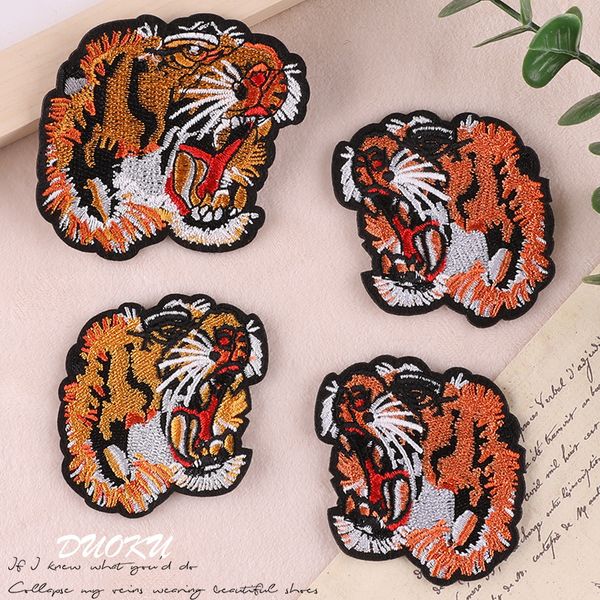 notions small animal iron on patches sew on patch diy decoration tiger head embroidered applique for clothes backpacks jeans t-shirt, Black
notions small animal iron on patches sew on patch diy decoration tiger head embroidered applique for clothes backpacks jeans t-shirt, Black