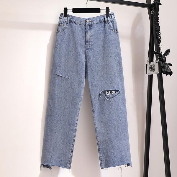 pants plus size 6xl 150kg women jeans loose casual pants boyfriends big jeans streetwear denim pants trousers hole jeans, Black
pants plus size 6xl 150kg women jeans loose casual pants boyfriends big jeans streetwear denim pants trousers hole jeans, Black