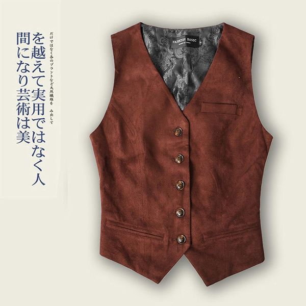 vests new plus size fashion women vintage suede suit waistcoat solid causul vest sleeveless jackets slim lady vests, Black;white
vests new plus size fashion women vintage suede suit waistcoat solid causul vest sleeveless jackets slim lady vests, Black;white