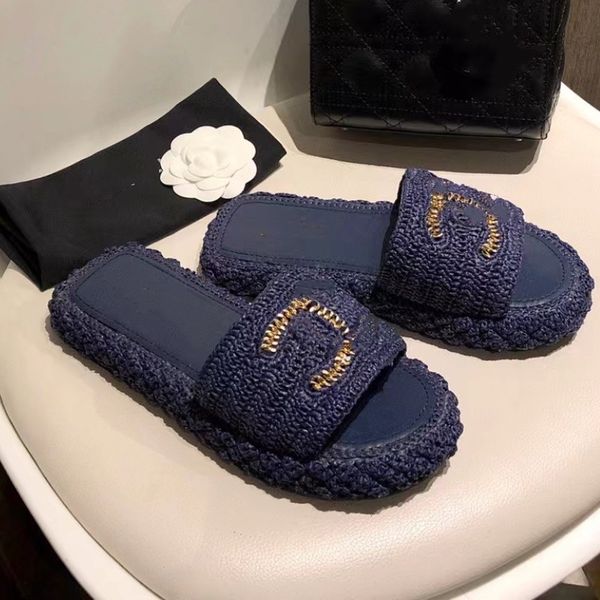 2023 women's slippers designer flat sandals hemp rope hand-woven simple and exquisite flip-flops fisherman shoes retro beach shoes embr, Black
2023 women's slippers designer flat sandals hemp rope hand-woven simple and exquisite flip-flops fisherman shoes retro beach shoes embr, Black