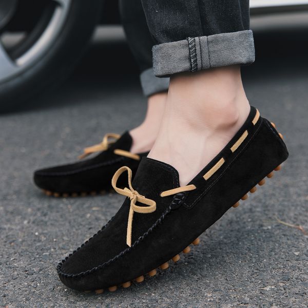 dress shoes brand men casual shoes men leather loafers moccasins non-slip men's flats male driving shoes fashion men shoes size 38-47 2, Black
dress shoes brand men casual shoes men leather loafers moccasins non-slip men's flats male driving shoes fashion men shoes size 38-47 2, Black