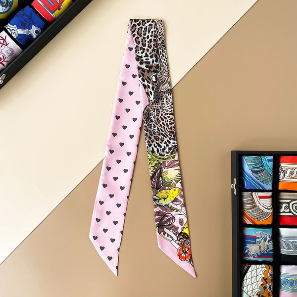 100% silk 23 colors and high-end jungle love leopard twill silk scarf tied bag small long silk twill 18 h home wrapped handle ribbon, Blue;gray
100% silk 23 colors and high-end jungle love leopard twill silk scarf tied bag small long silk twill 18 h home wrapped handle ribbon, Blue;gray