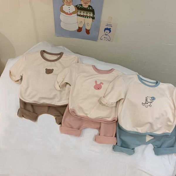 clothing sets infant spring and autumn long sleeve t-shirt big pp pants small medium boys' girls' kids' western style baby ca, White
clothing sets infant spring and autumn long sleeve t-shirt big pp pants small medium boys' girls' kids' western style baby ca, White