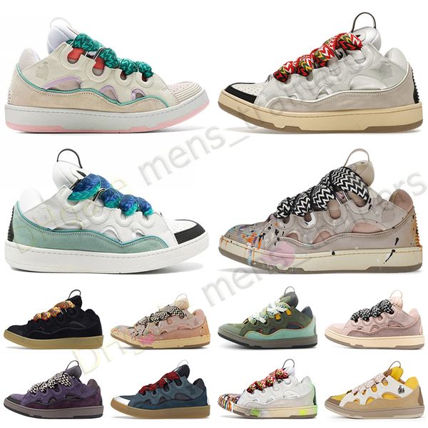 fashion platform lanvins casual shoes for men woman lace-up leather curb calfskin designer sneakers multicolor thick bottom trainers outdoor, Black
fashion platform lanvins casual shoes for men woman lace-up leather curb calfskin designer sneakers multicolor thick bottom trainers outdoor, Black