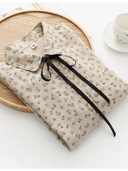 shirts lamtrip rustic full flowers print peter pan collar bow tie kawaii long sleeve cotton shirt blouse mori girl vinatge 2021 spring, White
shirts lamtrip rustic full flowers print peter pan collar bow tie kawaii long sleeve cotton shirt blouse mori girl vinatge 2021 spring, White