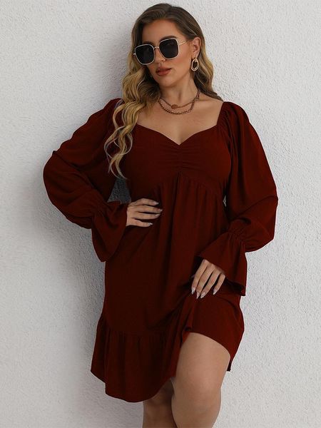 dresses 2022 plus size women clothing solid color v neck dress street fanshion for summer elegant short sleeve dresses, Black
dresses 2022 plus size women clothing solid color v neck dress street fanshion for summer elegant short sleeve dresses, Black