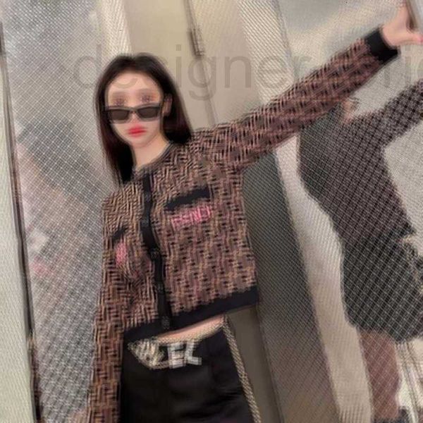 women's sweaters designer spring/summer new classic round neck double f letter jacquard knitted cardigan versatile slim long sleeve coa, White;black
women's sweaters designer spring/summer new classic round neck double f letter jacquard knitted cardigan versatile slim long sleeve coa, White;black