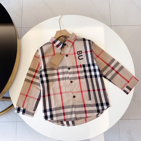baby t shirt kids clothes lapel kid designer long sleeved classic plaid design boys girls shirt luxury brand 3 colours with letters, Blue
baby t shirt kids clothes lapel kid designer long sleeved classic plaid design boys girls shirt luxury brand 3 colours with letters, Blue