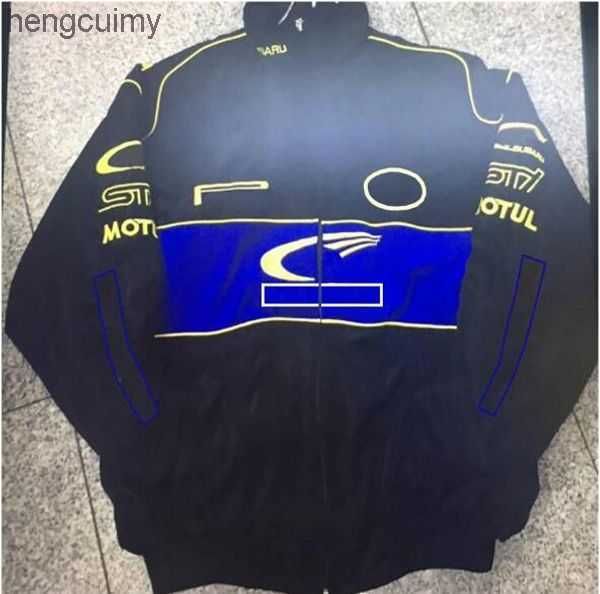 racing f1 jacket winter formula car full embroidered cotton clothing spot sale lheh, Black;brown