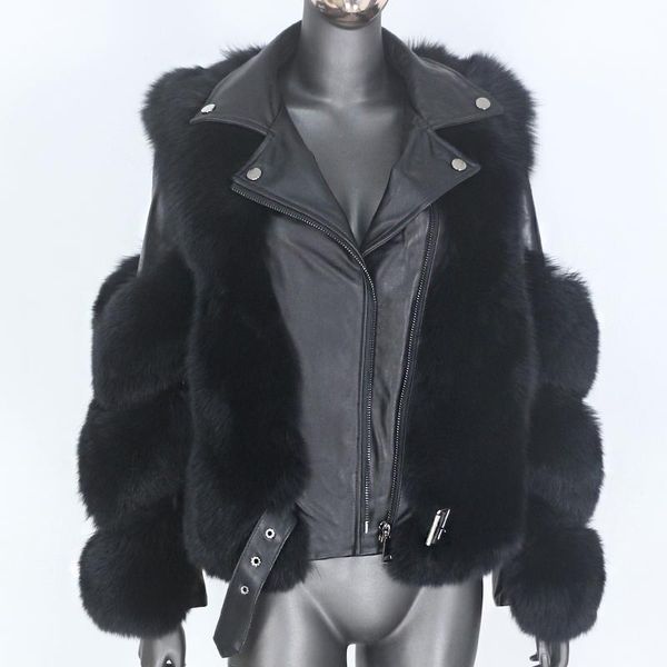 fur cxfs 2022 new real fur coat vest winter jacket women natural fox fur genuine leather outerwear detachable streetwear locomotive, Black
fur cxfs 2022 new real fur coat vest winter jacket women natural fox fur genuine leather outerwear detachable streetwear locomotive, Black