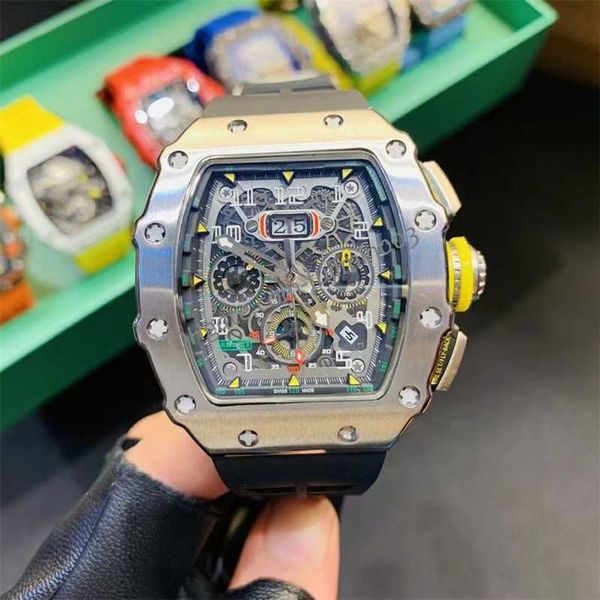 fashion richards watches rm11-03 fine men's watch automatic mechanical movement skeleton hand wind 316l, Black;brown
fashion richards watches rm11-03 fine men's watch automatic mechanical movement skeleton hand wind 316l, Black;brown