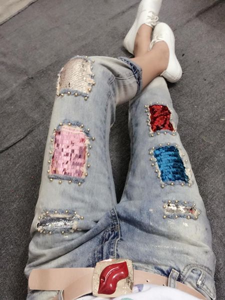 jeans boyfriend jeans for women beaded hole beaded beauty streewear skinny trousers pants girls jeggings denim pencil jeans, Blue
jeans boyfriend jeans for women beaded hole beaded beauty streewear skinny trousers pants girls jeggings denim pencil jeans, Blue