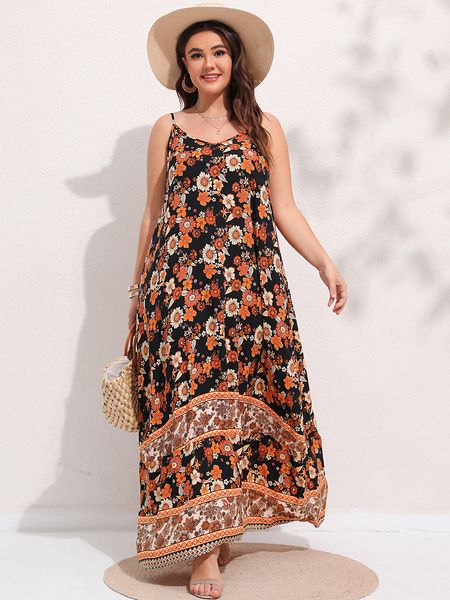 plus size dresses finjani floral print maxi cami dress for women vneck backless elegant large hem boho long size 4xl 230426, Black
plus size dresses finjani floral print maxi cami dress for women vneck backless elegant large hem boho long size 4xl 230426, Black